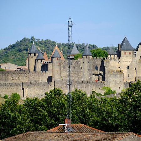 Mon Toit Carcassonnais •Hypercentre •Terrasse •Vue Apartment Carcassonne Exterior foto